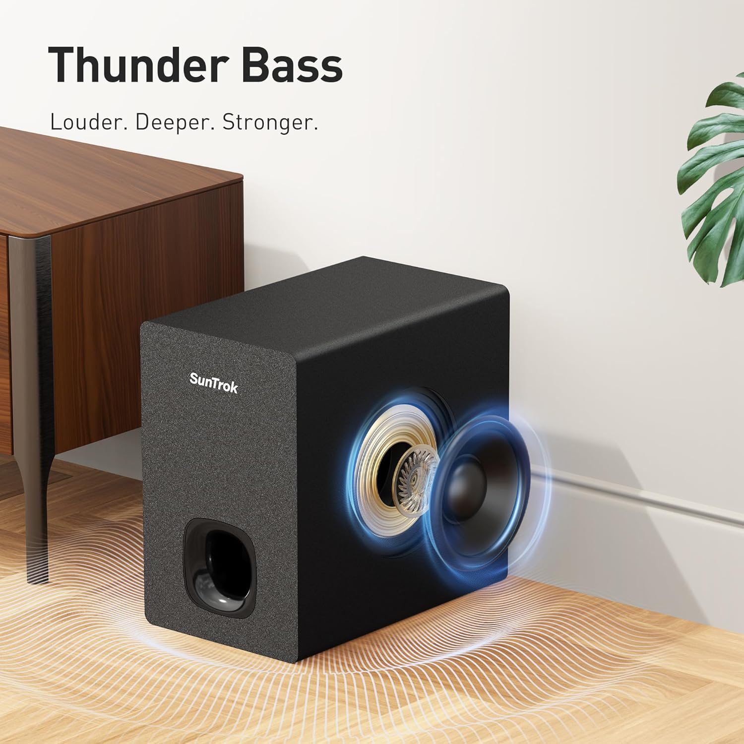 Soundbar with Subwoofer for TV, Home Theater Bluetooth 5.3 Speaker System with 2 Wireless Karaoke Mics, Surround Sound Audio with HDMI ARC, Optical, AUX, USB for Movie, Music, Family Party(Peak 280W)