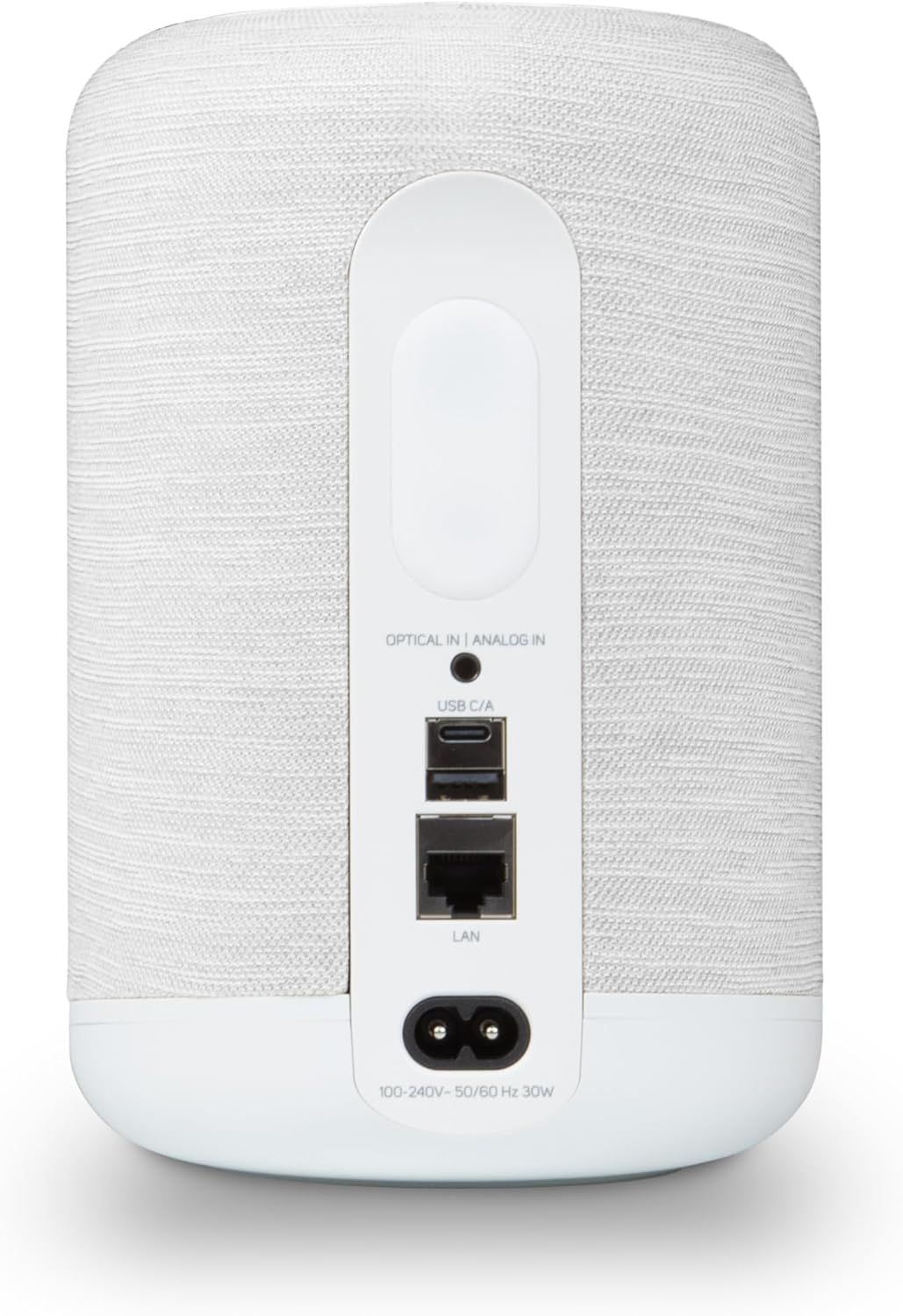 Bluesound Pulse Flex Wireless Bluetooth Hi-Res All-in-One, AirPlay 2, Spotify Connect, Alexa Skills, Multi-Room Audio Speaker - White/Pebble