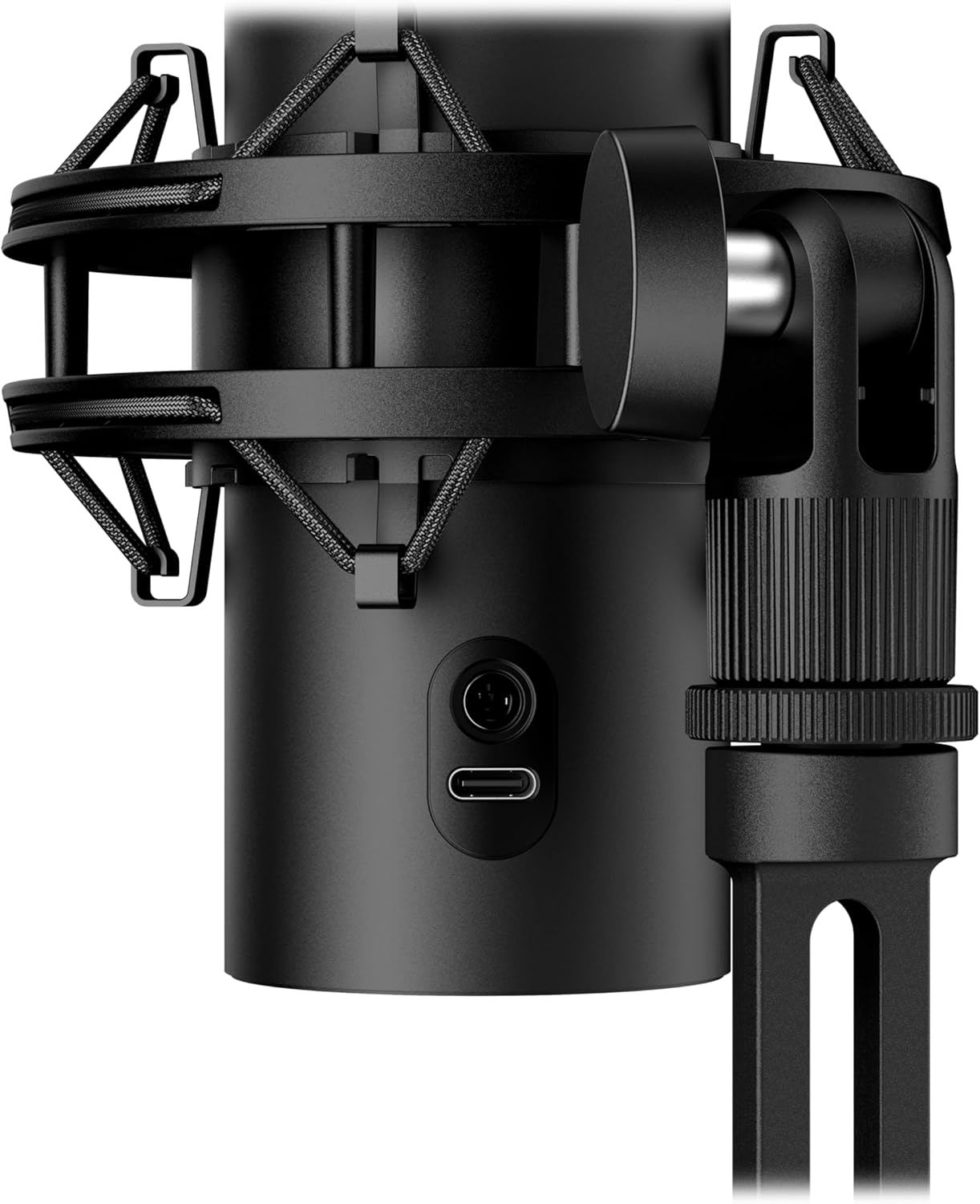 HyperX QuadCast 2 S – USB Microphone, with RGB Lighting, Streaming and Podcasting, with On-Board Controls, LED Lighting, Removable Shock Mount, PC, Mac, USB-C - Black