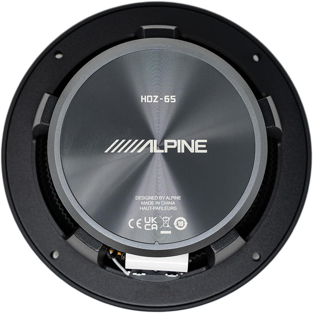 Alpine HDZ-65 Status Hi-Res 6.5” Coaxial Speaker Set, Pair