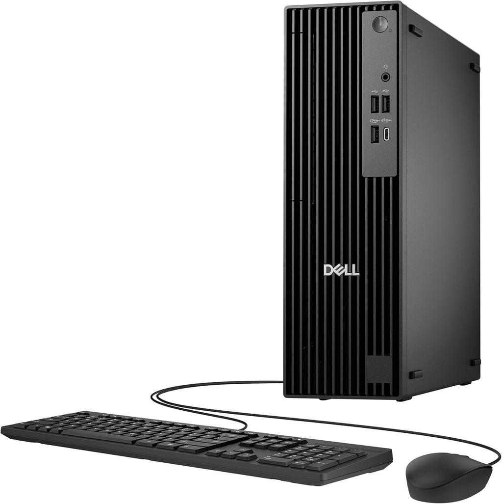 Dell Pro Slim QCS1250 SFF Desktop Computer (New-Gen of OptiPlex), 14-core Intel Core i5-14500, 16GB DDR5, 512GB SSD, DP + HDMI, Wi-Fi 6E, Bluetooth, RJ-45, USB-C, Wired KB & Mouse, Windows 11 Pro
