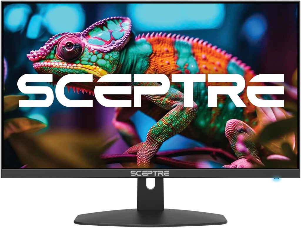 Sceptre 27-inch Prime Gaming Monitor 100Hz 1ms DisplayPort HDMI x2 100% sRGB AMD FreeSync Build-in Speakers, Eye Care Frameless Machine Black 2025 (E275W-FW100T Series)