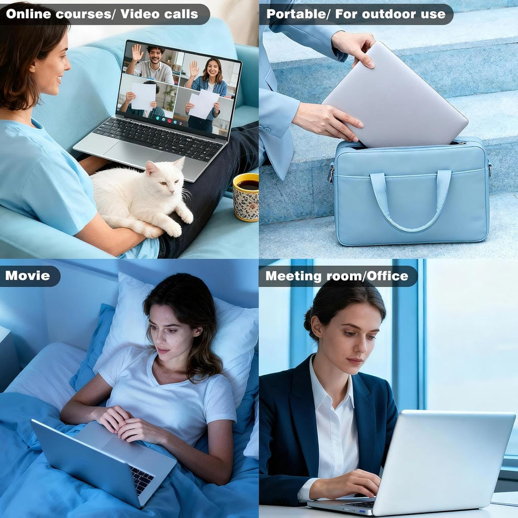 2026 New Laptop Computer, 15.6 Inch Window 11 Pro Lap Top PC 16GB RAM 256GB SSD, Core M3(Beat N4000), 2-Year Warranty, Office 365, FHD 1920 * 1080, 180°Open, UHD Graphics, Full-Size Keyboard