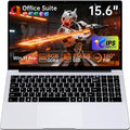 15.6" Laptop Computer Win 11 Office Suite FHD IPS sRGB Notebook 2.4G&5G WiFi BT 4.2 HDMI USB 3.0 5000mAh Battery for Home Student Business (8G+256G,N4000)