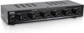 Pyle 6 Channel Speaker Selector Switch - Multi Zone A B Speaker Distribution Controller Box w/ Independent Audio Source Volume Control, Supports Home Theater Stereo Receiver System - Pyle PSLSW6