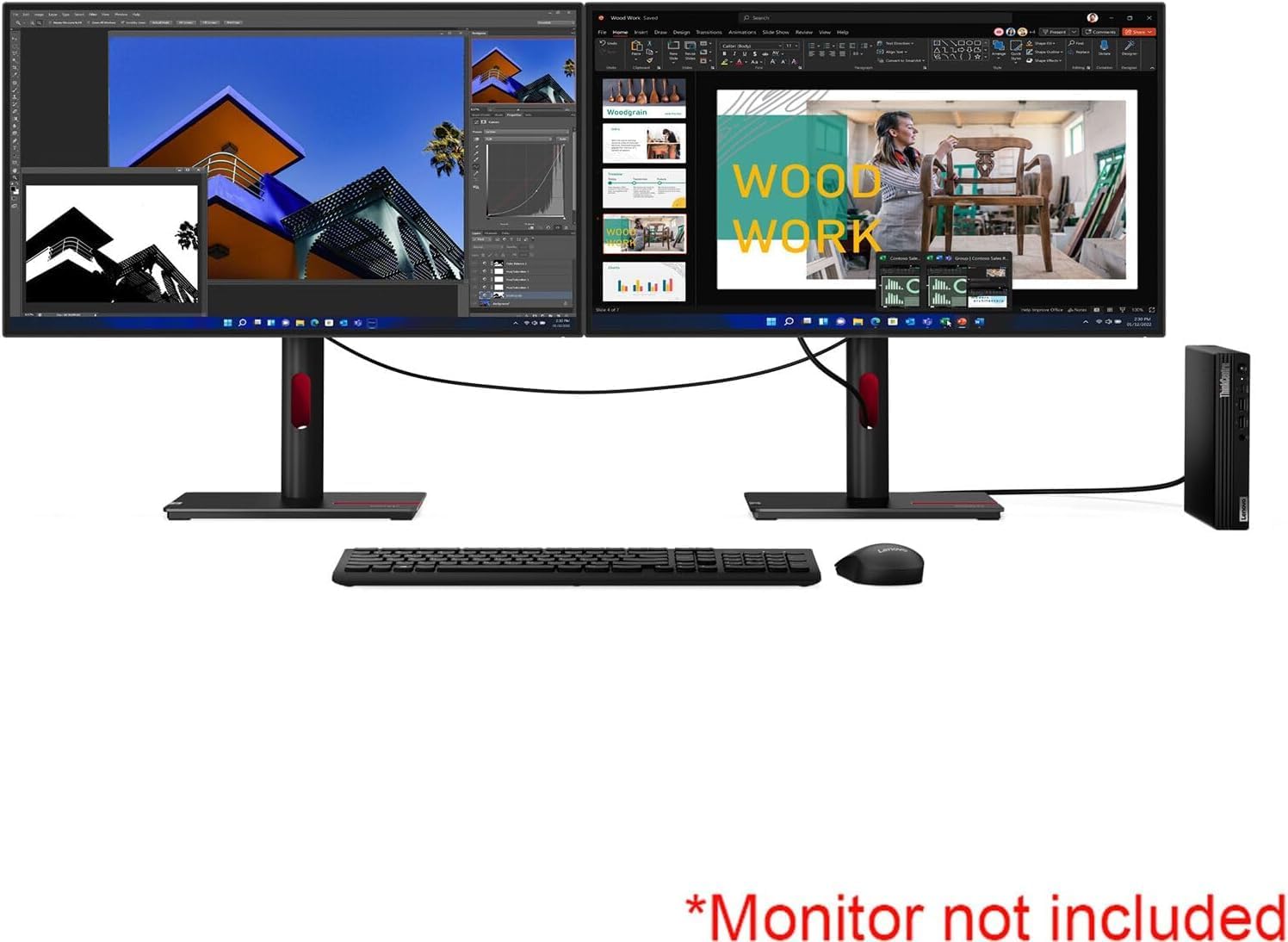 Lenovo ThinkCentre M70q Mini PC MFF, 8GB DDR4 RAM, 512GB PCIe SSD, Intel 6-Core i5-12500T, Tiny 1L Desktop Computer with Office 365, WiFi 6, BT 5.1, Display Port, HDMI, Jet Black, Windows 11 Pro