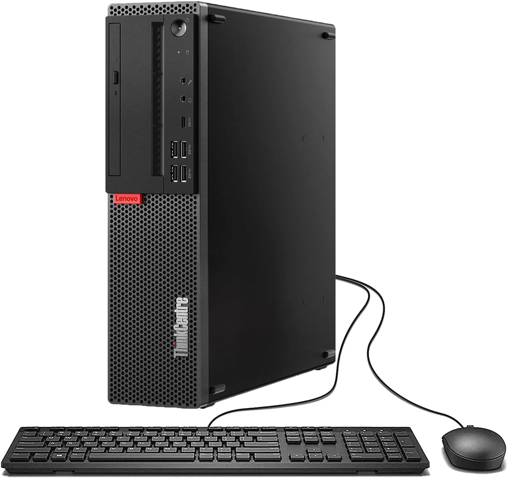 Lenovo ThinkCentre M920S SFF Desktop Computer, 8th Gen Hexa Core i5-8500, 32GB DDR4 RAM, 1TB SSD, VGA, DP, Keyboard and Mouse, WiFi, BT, Windows 11 Pro (Renewed)