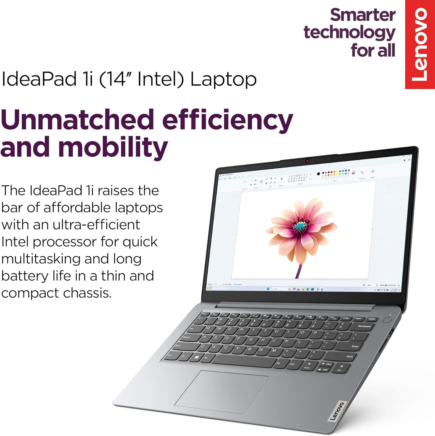 Lenovo 2026 Student Laptop with Microsoft 365, 8GB RAM, 128GB Storage + 500GB Ext HDD, Intel Dual Core, WiFi, Ultra-Light, Long Battery Life, Windows 11 S, Essential IdeaPad for Home & School