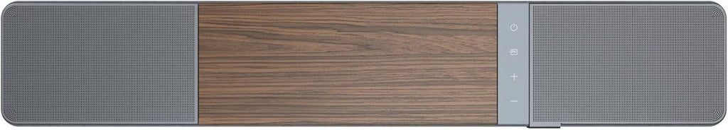 Klipsch Flexus CORE 100 2.1 Channel Powered by Onkyo Bluetooth Sound Bar with Dolby Atmos and Custom Tuned Bass - Walnut, 28" W
