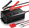 14.6V 50A LiFePO4 Battery Charger, Smart Trickle Charger and Maintainer for 12V Lithium Iron Phosphate Deep Cycle Batteries, AC-DC with LED Indicator for RV, Boat, Golf Cart, Solar Power