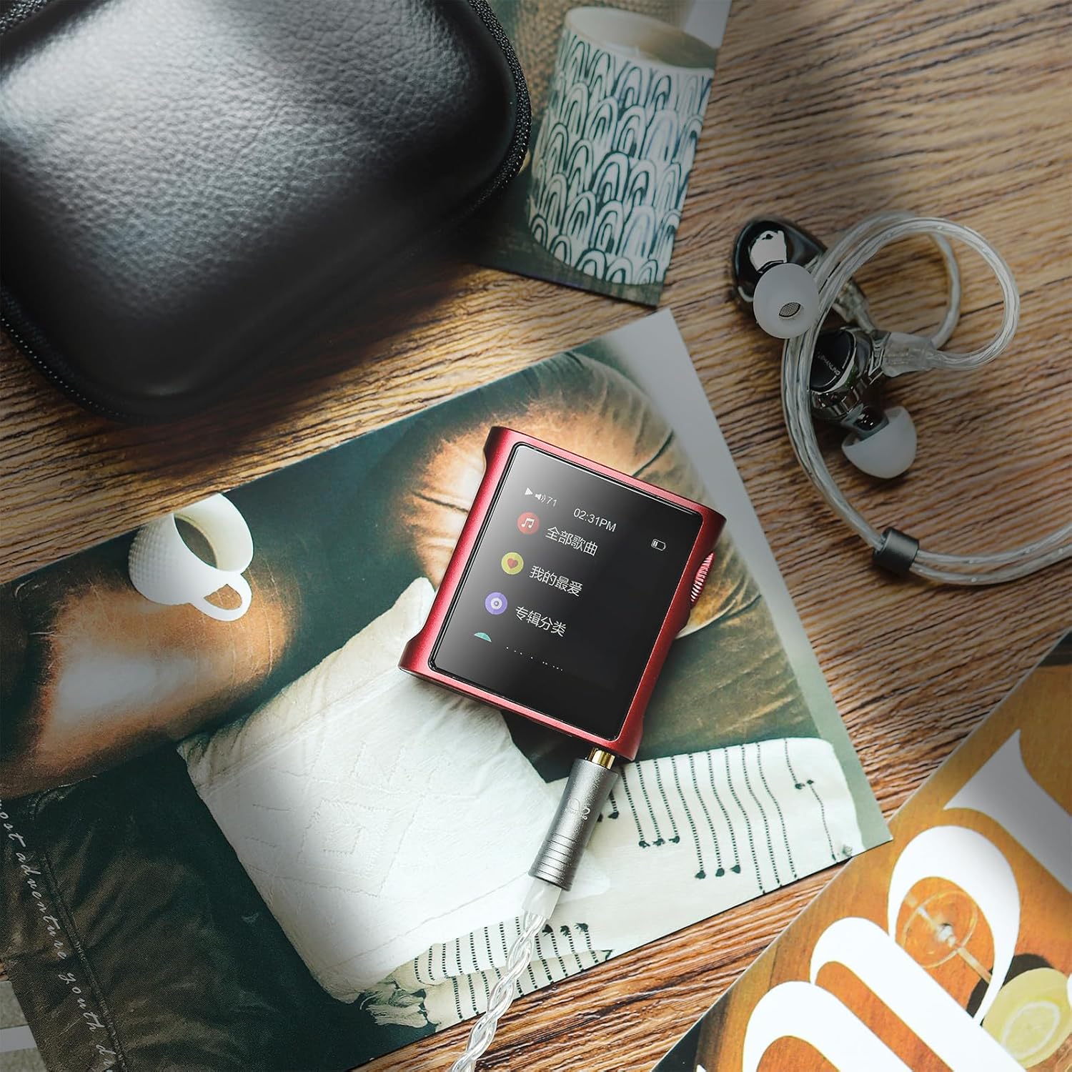 SHANLING M0 Pura Hi-Res MP3 Music Player with Bluetooth 5.0,Portable Digital Audio Player DAP Player, 2X CS43131 DAC,APP Control,LDAC/SBC/AAC,3.5mm/Type-C Jack,384kHz /32bit,250mW@32Ω,MTouch OS, Black