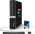 Lenovo Business Mini Desktop PC, AMD Processor, 16GB RAM, 1TB SSD, Dual Display Support, Wi-Fi, Bluetooth, USB & Ethernet Port, Windows 11 Pro, Compact, Quiet, and Space-Saving, w/Keyboard & Mouse
