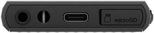 Sony NW-A306 Walkman 32GB Hi-Res Portable Digital Music Player with Android, up to 36 Hour Battery, Wi-Fi & Bluetooth and USB Type-C – Black NW-A306/B, Black