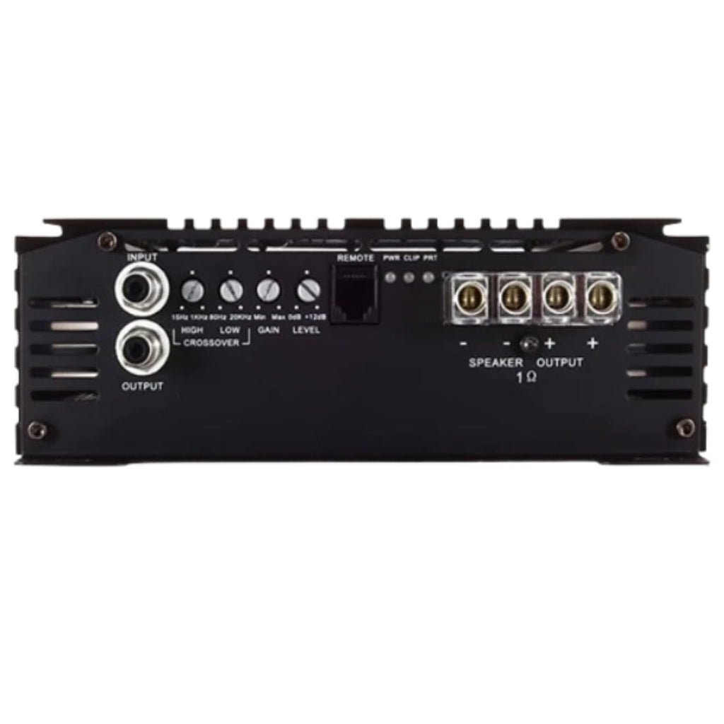 Sundown Audio Full Range Class D Monoblock Amplifier - 1000W/600W RMS 1-Ohm Stable Digital Car Audio Amp with Variable Filters, Bass Boost, Clipping Remote, 4-Way Protection (SFB-1000Dv2)