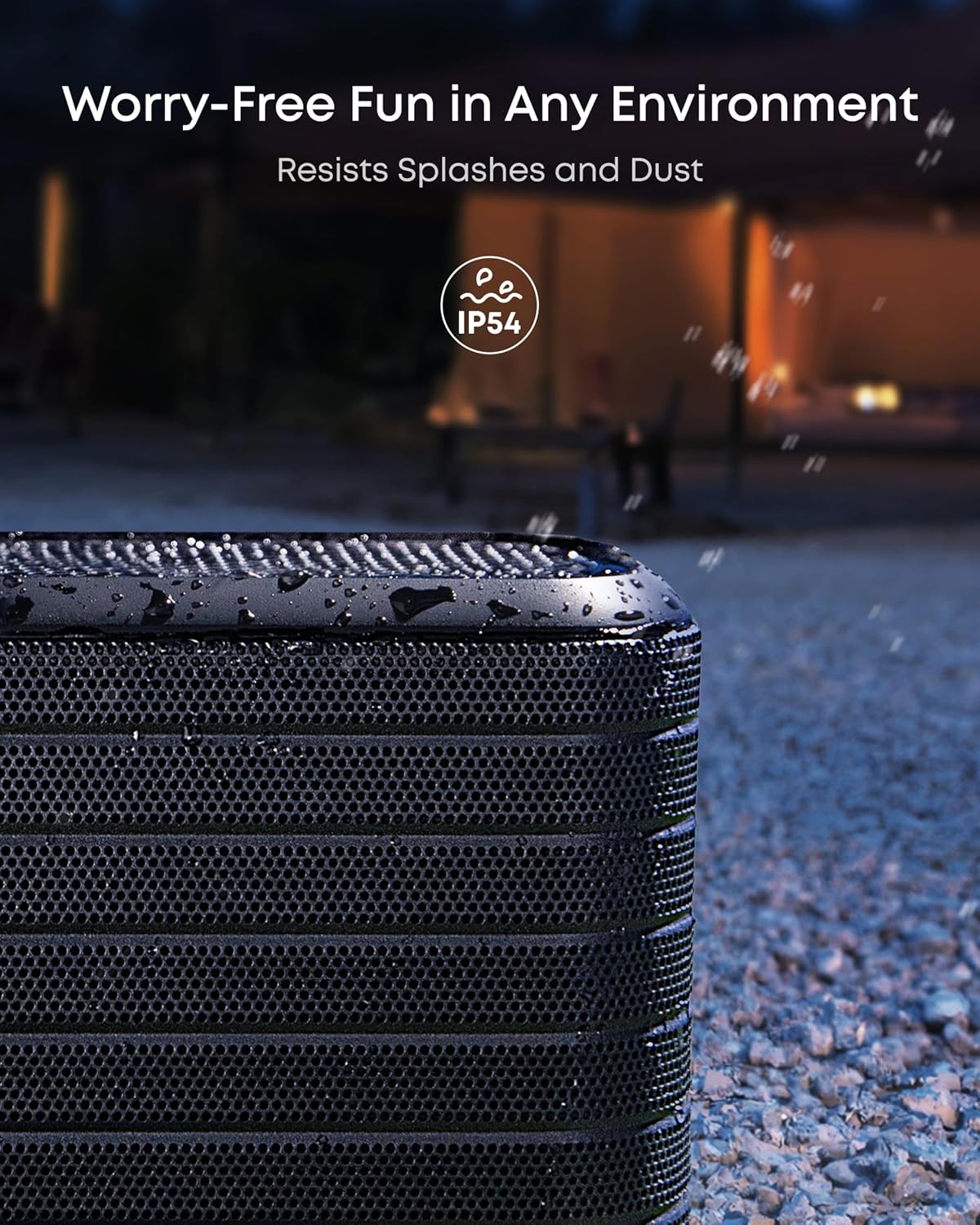 NEBULA Wireless Satellite Speaker (2-Pack), Wi-Fi Speaker, IP54 Waterproof and Dustproof, 8H Playtime, 160W Surround Sound, Dolby Audio, Wireless Setup, Outdoor Use, Compatible X1 Only