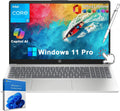 HP 15.6" Touchscreen Laptop 2026 with Lifetime Office, Intel 13th Gen Core i3-1315U (up to 4.5 GHz), 32GB RAM, 1TB SSD, Windows 11 Pro, AI Copilot, Wi-Fi 6, Bluetooth 5.3, HDMI, w/Zenbyte Accessory