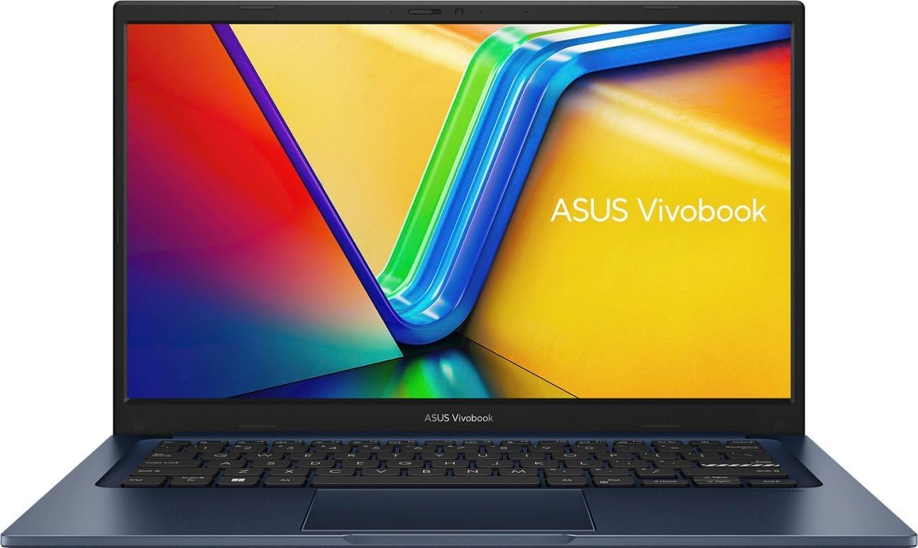 ASUS Vivobook Laptop 14.0" FHD Display (6-Core Intel i3-1215U, 16GB RAM, 1TB PCIe SSD, Intel UHD, WiF 6E, Bluetooth 5.3, Webcam, Win 11 Pro) w/DKZ USB Hub Port Expander