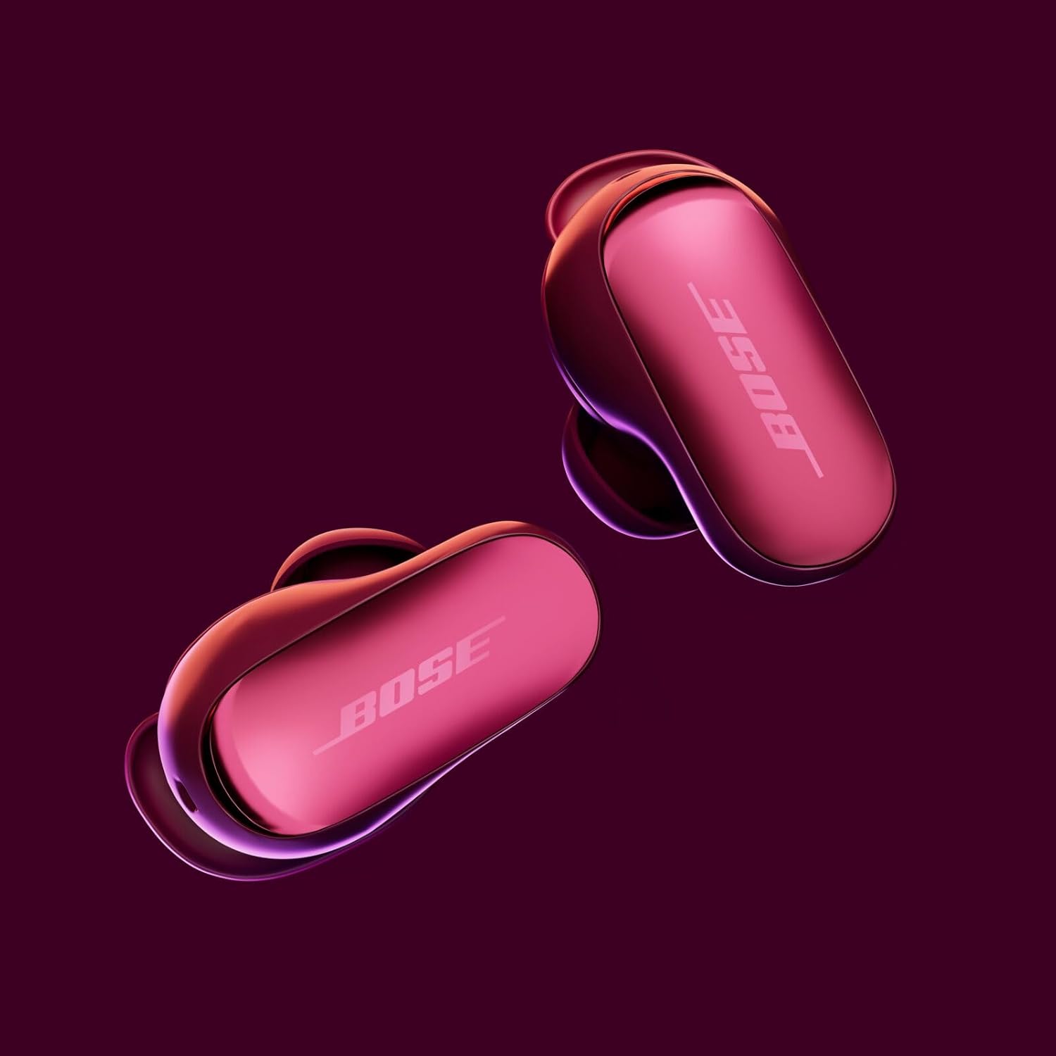 Bose QuietComfort Ultra Earbuds (2nd Gen) - Wireless Noise Cancelling Earbuds with Mic, Immersive Audio, USB-C Charging, Up to 6 Hours Battery, IPX4 Rating, Deep Plum - Limited Edition Color