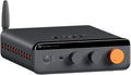 Fosi Audio BT20A MAX Stereo Power Amplifier, 300W x 2 Hi-Fi Audio Amp with PFFB Technology, LDAC Bluetooth 6.0, Dual Independent Power Supply, Remote Control, Perfect for 2.1 Systems & Home Audio