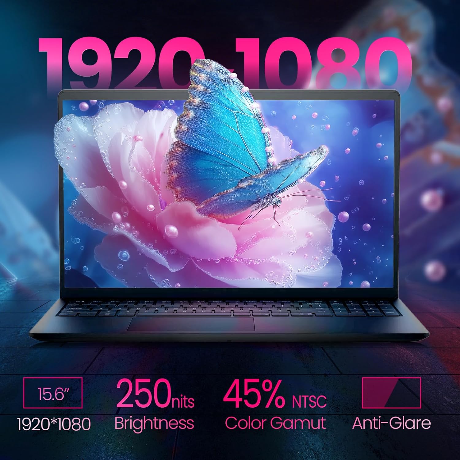 Dell 15 Touchscreen Laptop dc15255 for Business & Student, AMD R7 7730U(Beats Intel core i7-1355u), 16GB RAM 512GB SSD,15.6" FHD, Office 365 for the Web, Win11 Pro, 2026 New Model