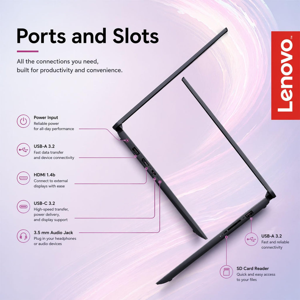 Lenovo IdeaPad Business Laptop, 15.6" FHD Touchscreen Display, Intel 13th 10-Core i5 CPU (Up to 4.6 GHz), 40GB RAM, 1TB SSD, Copilot AI Ready, Wi-Fi 6, Windows 11 Pro with Microsoft Office, WOWPC USB