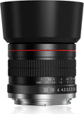 85mm f1.8 Portrait Lens EF Lens for Canon, Manual Focus (MF) for Canon EOS Rebel T8i T7i T7 T6 T6s T6i SL3 SL2 90D 80D 77D 4000D EOS-1D X Mark III/II, 5D Mark IV, 6D Mark II etc (EF Mount)