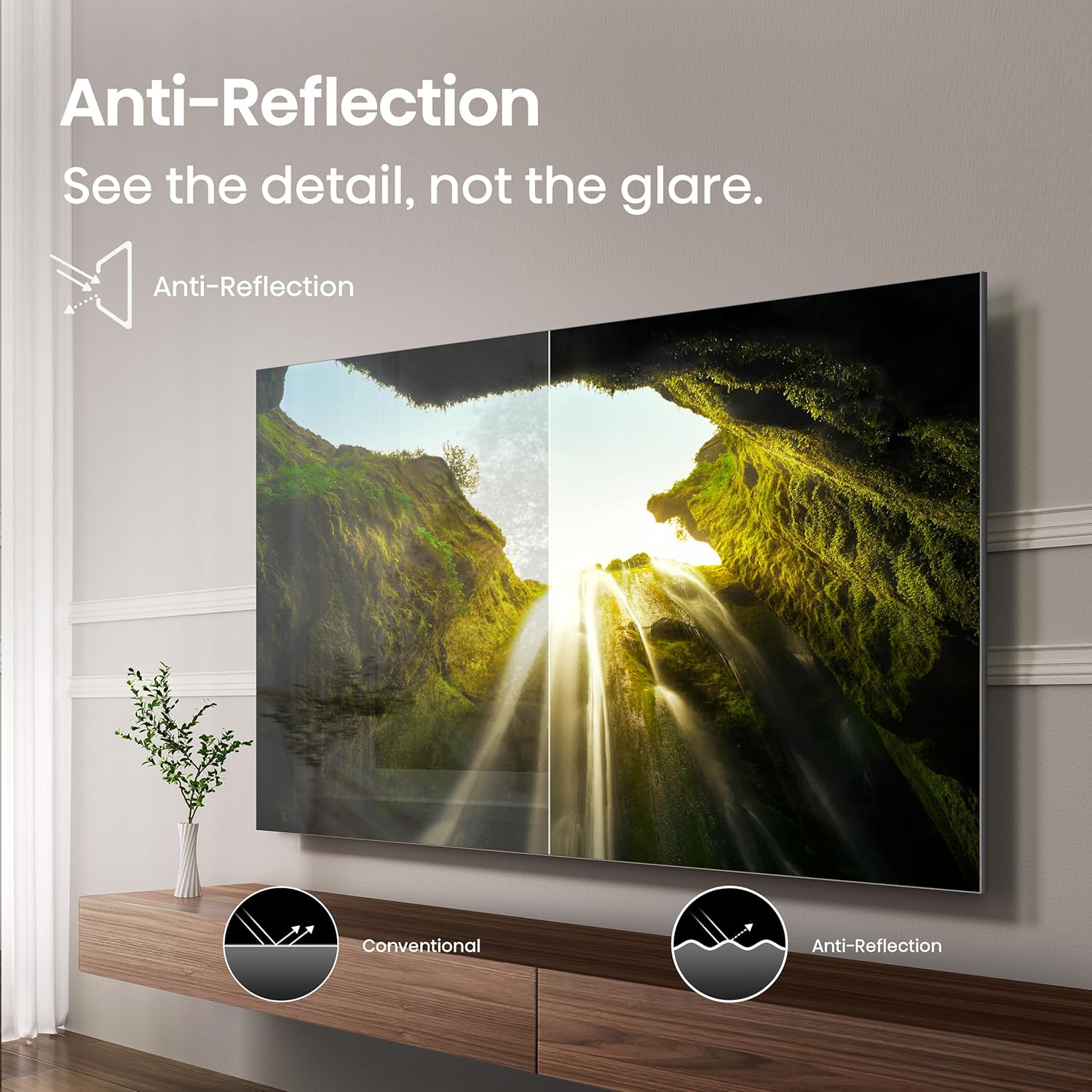 Hisense 65" U7 Mini-LED ULED 4K UHD Best Premium Gaming Google Smart TV (65U75QG, 2025 Model) - QLED, Native 165Hz, VRR 288, Up to 3000 Nits, HDR10+, Dolby Vision IQ · Atmos, IMAX Enhanced, 2.1.2 Ch