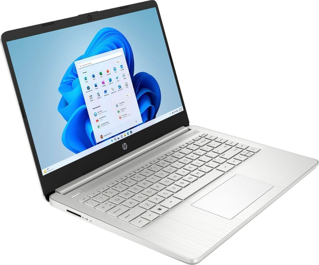 HP 2025 Laptop | 14-DQ600 | 14" 1366 x 768 | Intel-4 Core Intel Processor N150 | 8GB DDR4 | 128GB SSD | Windows 11 Home | Wi-Fi 6 - Bluetooth 5-720p HD Camera - Natural Silver