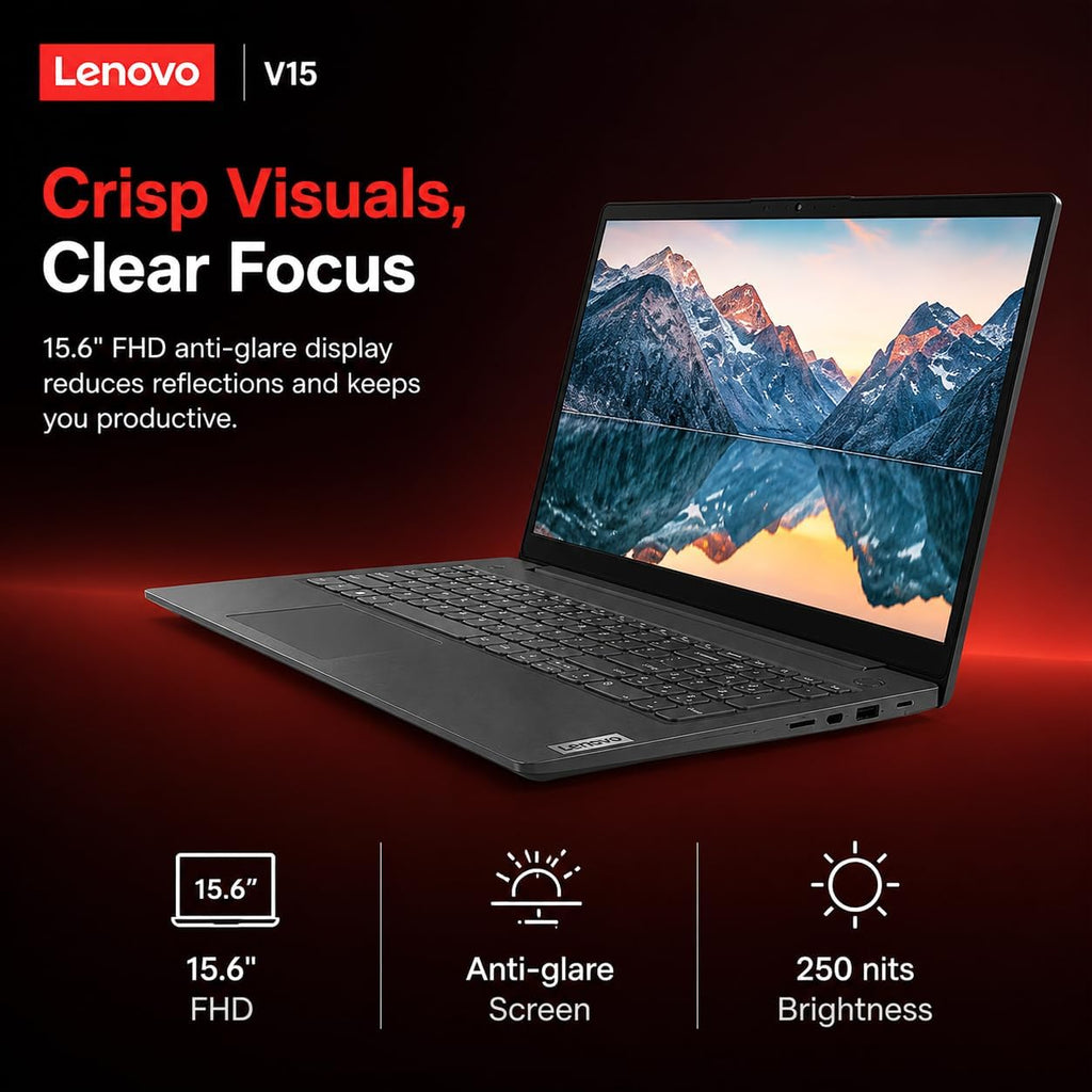 Lenovo New 15.6" FHD Business Laptop(2026-2027 Premium Edition), Powerful AMD Ryzen 3 7320U(Beats i7-1065G7) CPU, 16GB DDR5, 256GB PCIe, 14.5-Hour Battery Life, Windows 11 Pro with MS 365 for Web