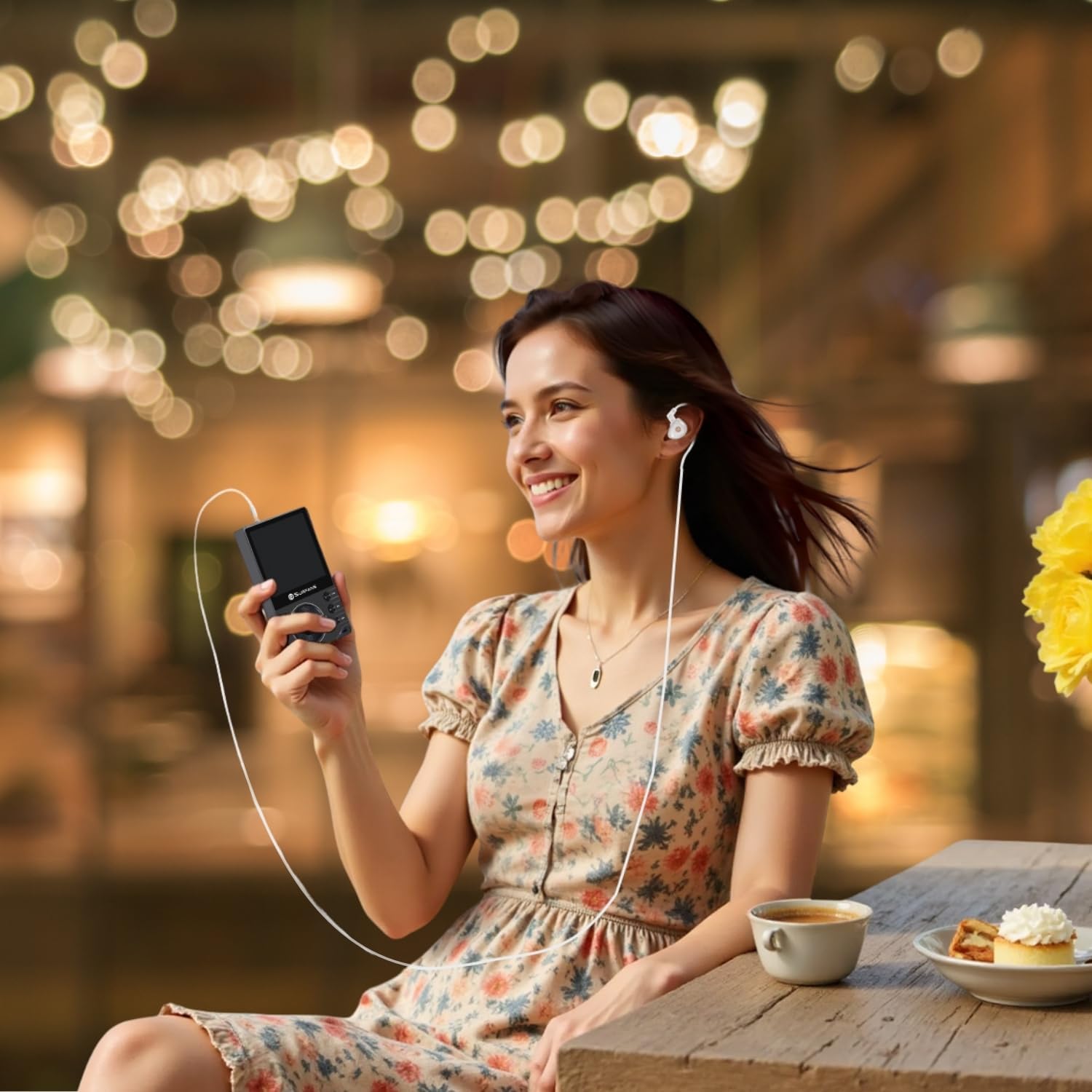 Surfans F20 Pro Hi-Res Music Player, Dual ESS9018 DAC,DSD512, Spotify & Tidal Support, WiFi & Bluetooth LDAC, 4.4mm Balanced(500mW), Expandable 1TB, Touchscreen Portable MP3 DAP (Gray)