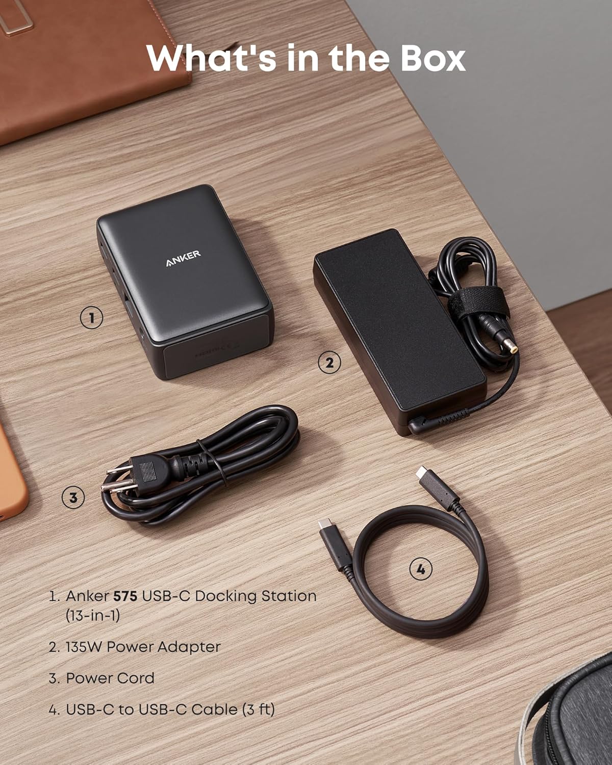 Anker Laptop Docking Station, 13-in-1 USB-C Docking Station, Triple Display with 2xHDMI and 1xDP, 10 Gbps USB-C and 5 Gbps USB-A Data, Ethernet, Audio, SD, 85W Charging for Dell, HP, Lenovo and More