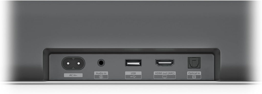 Philips B5309 2.1 Channel Soundbar with Wireless Subwoofer - Bluetooth, HDMI ARC, DTS Virtual:X, 240W Max Power, Dark Grey