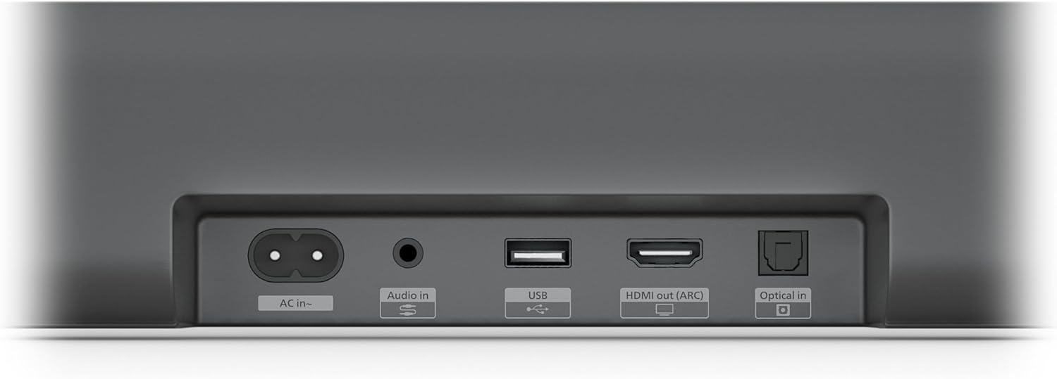 Philips B5309 2.1 Channel Soundbar with Wireless Subwoofer - Bluetooth, HDMI ARC, DTS Virtual:X, 240W Max Power, Dark Grey