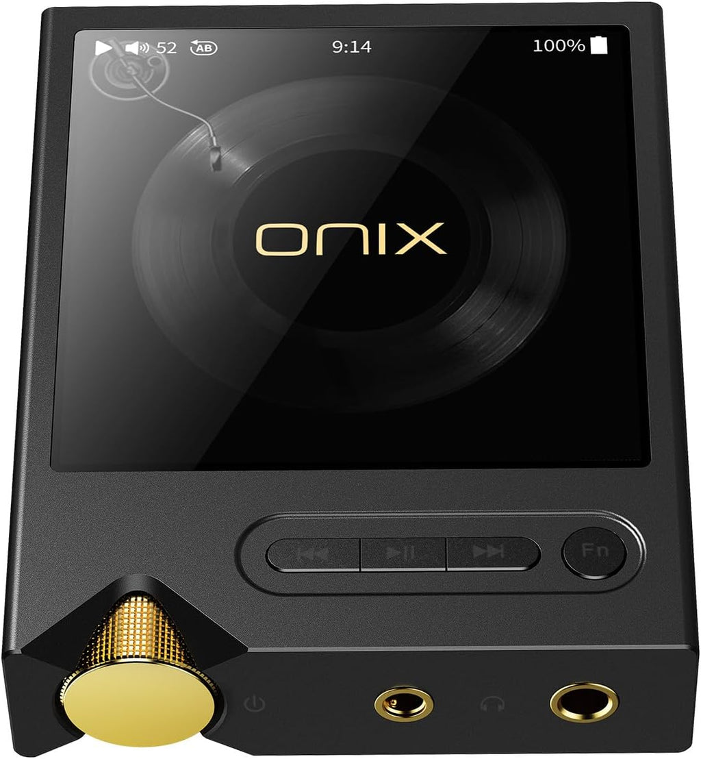 Onix XM2 Portable Audio Player, Hi-Res Lossless Music Player MP3 CS4308P 8-Channel DAC & Brighton Architecture, 800mW@32Ω, 3" OLED Touch Screen, Bluetooth 5.2, 2TB Expandable, 8.5H Battery, USB DAC