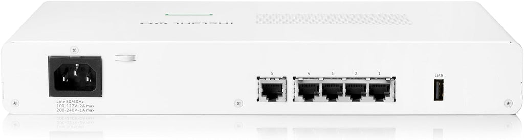 HPE Networking Instant On Secure Gateway SG2505P 5-Port 2.5G Smart-Managed Gateway with PoE, 2X 2.5GBase-T, 3X 1GBase-T, 60W PoE Class 4, US Cord (S0G34A#ABA)
