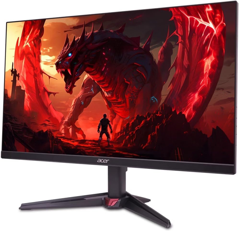 Acer Nitro 27" FHD IPS ZeroFrame Design Gaming Monitor Up to 200Hz, Up to 0.5ms, AMD FreeSync Premium, DisplayHDR10, sRGB 99%, VESA Mount, Displayport, HDMI & USB Hub, Black VG270X | UM.HV0AA.101