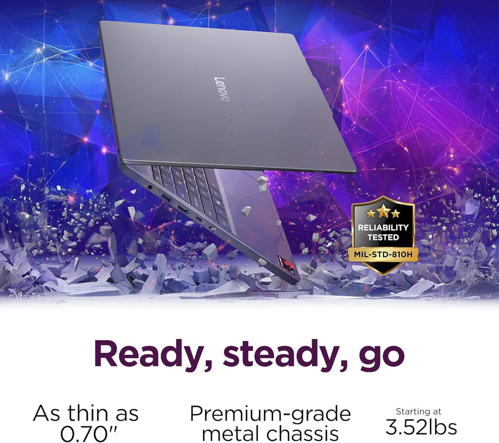 Lenovo IdeaPad Slim 3X - 2025 - Everyday AI Laptop - Copilot+ PC - 15.3" WUXGA Display - 16 GB Memory - 512 GB Storage - Snapdragon® X - Luna Grey
