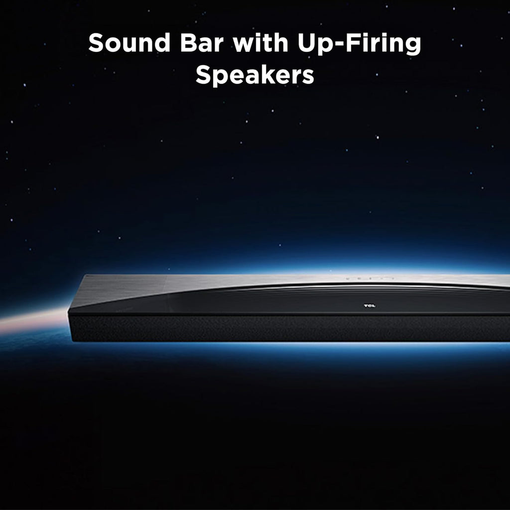 TCL Q85H 7.1.4 Surround Sound Bar with Wireless Subwoofer for Smart TV | Dolby Atmos DTS:X Sound System | 860W Power Bluetooth Home Theater Speaker | App Control & Remote Control | Latest Model