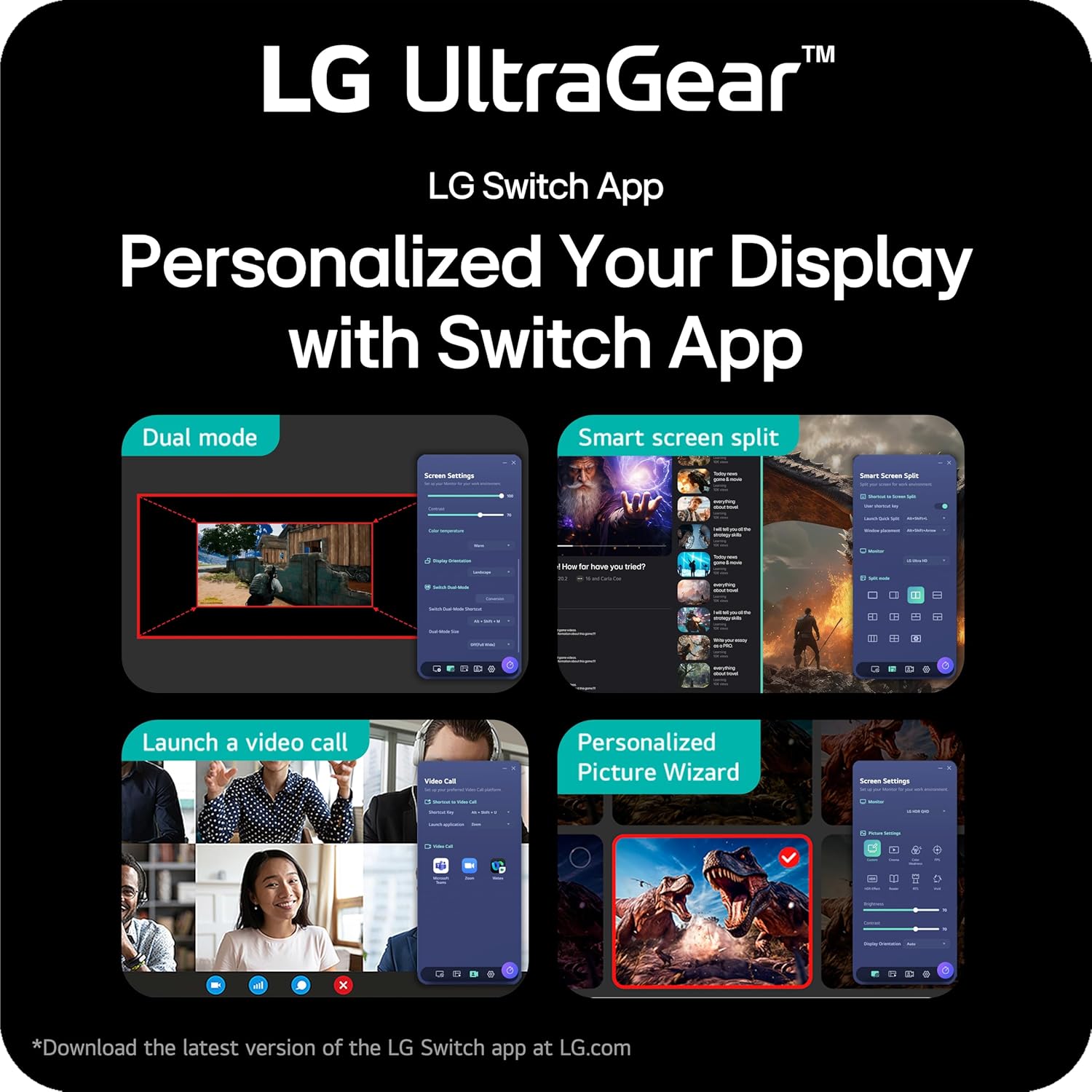 LG 27G810A-B 27-inch Ultragear 4K UHD (3840 x 2160) IPS Gaming Monitor, Dual Mode UHD 180Hz or FHD 360Hz, 1ms, NVIDIA G-Sync, AMD FreeSync Premium, VESA DisplayHDR 400, HDMI 2.1, Black