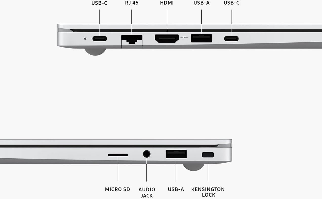 Samsung Galaxy Book4 2024 Business Laptop 15.6" FHD IPS 10-Core Intel 7 150U 16GB LPDDR4 512GB SSD Intel Graphics Wi-Fi 6 Backlit Keyboard Fingerprint Win11 Home w/ONT 32GB USB