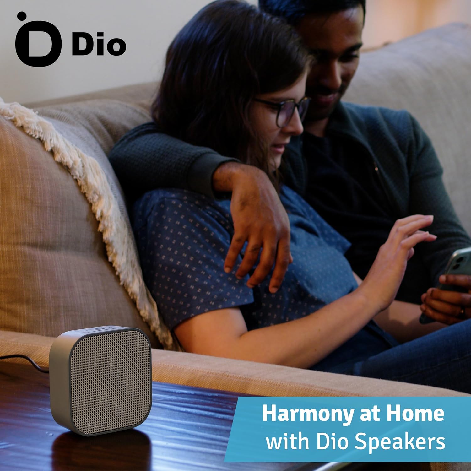 Dio Node Multiroom Wi-Fi Home Speakers (5-Pack), Works with Apple AirPlay 2 and Other Apple Devices, Immersive Sound System, Easy to Connect, Spotify Player