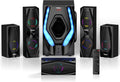 Bobtot Surround Sound Systems Home Theater System - 1200 Watts Peak Power 10" Subwoofer 5.1/2.1 Wired Audio Stereo Speakers Strong Bass with ARC Optical AUX Bluetooth Input