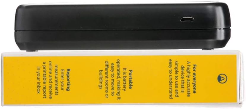 Airthings Corentium Home Radon Detector 223 Portable, Lightweight, Easy-to-Use, (3) AAA Battery Operated, USA Version, pCi/L