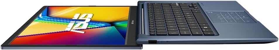ASUS Vivobook 14" FHD Laptop, Intel Core i3-1315U Processor, 8GB RAM, 128GB SSD, Windows 11 Home, Intel UHD Graphics, Wi-Fi, Bluetooth, Quiet Blue, X1404VA-I38128