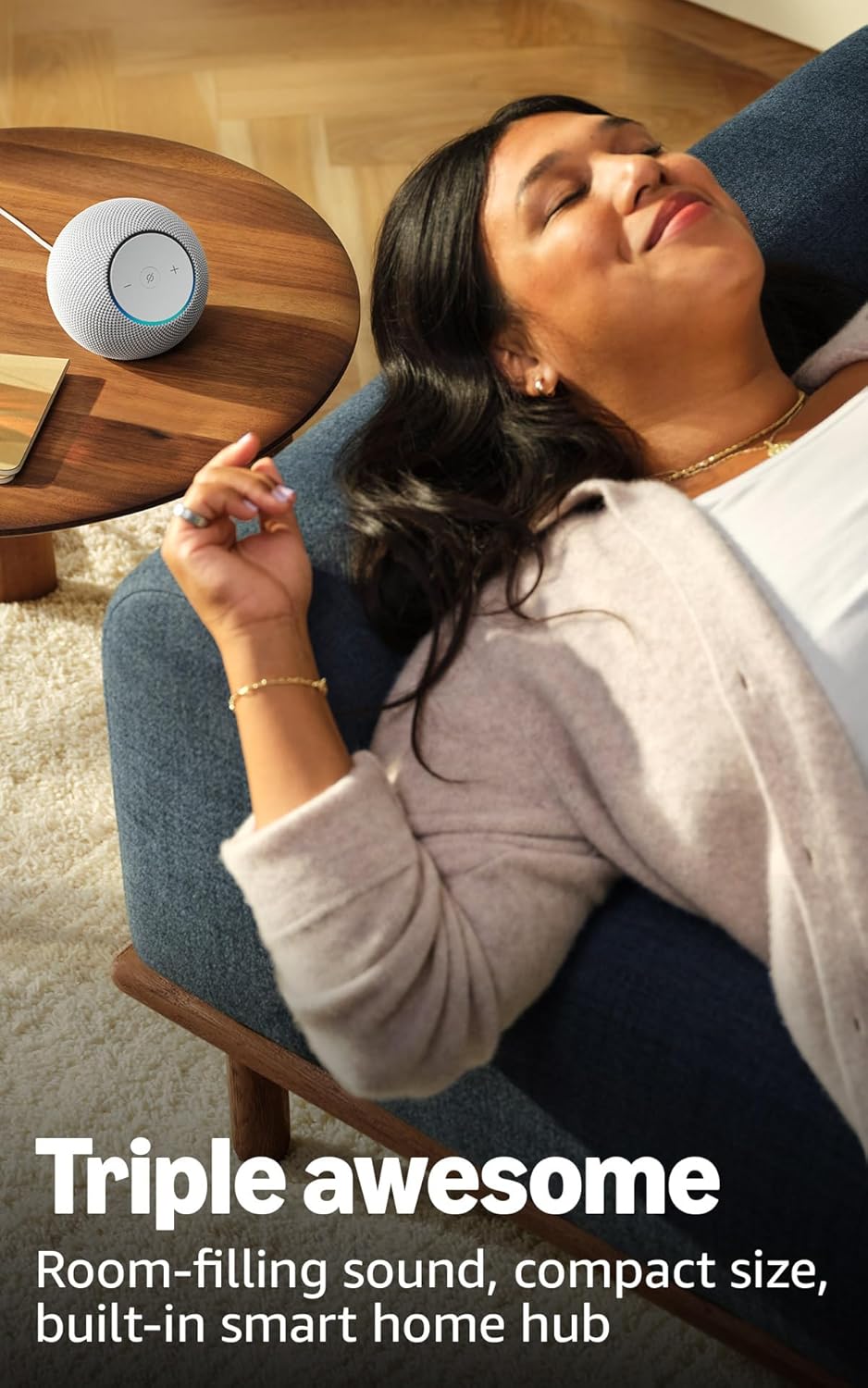 Amazon Echo Dot Max (newest model), Alexa speaker with room-filling sound and nearly 3x bass, Great for living rooms and medium-sized spaces, Designed for Alexa+, Graphite