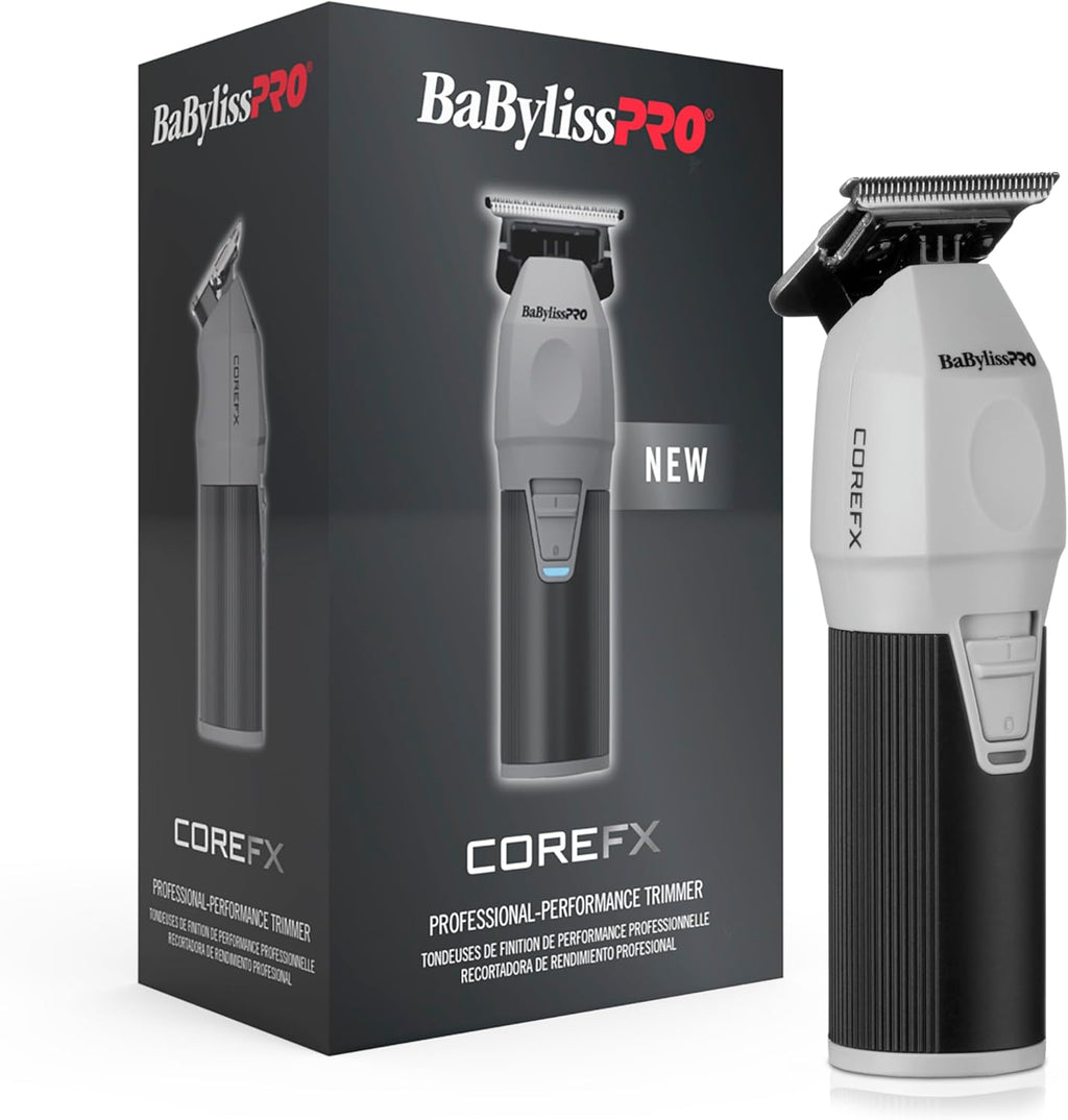 BaBylissPRO COREFX Professional Cordless Beard Trimmer for Men with High-Speed 6,800 RPM Motor and Stainless Steel T-Blade for Precision Detail Work