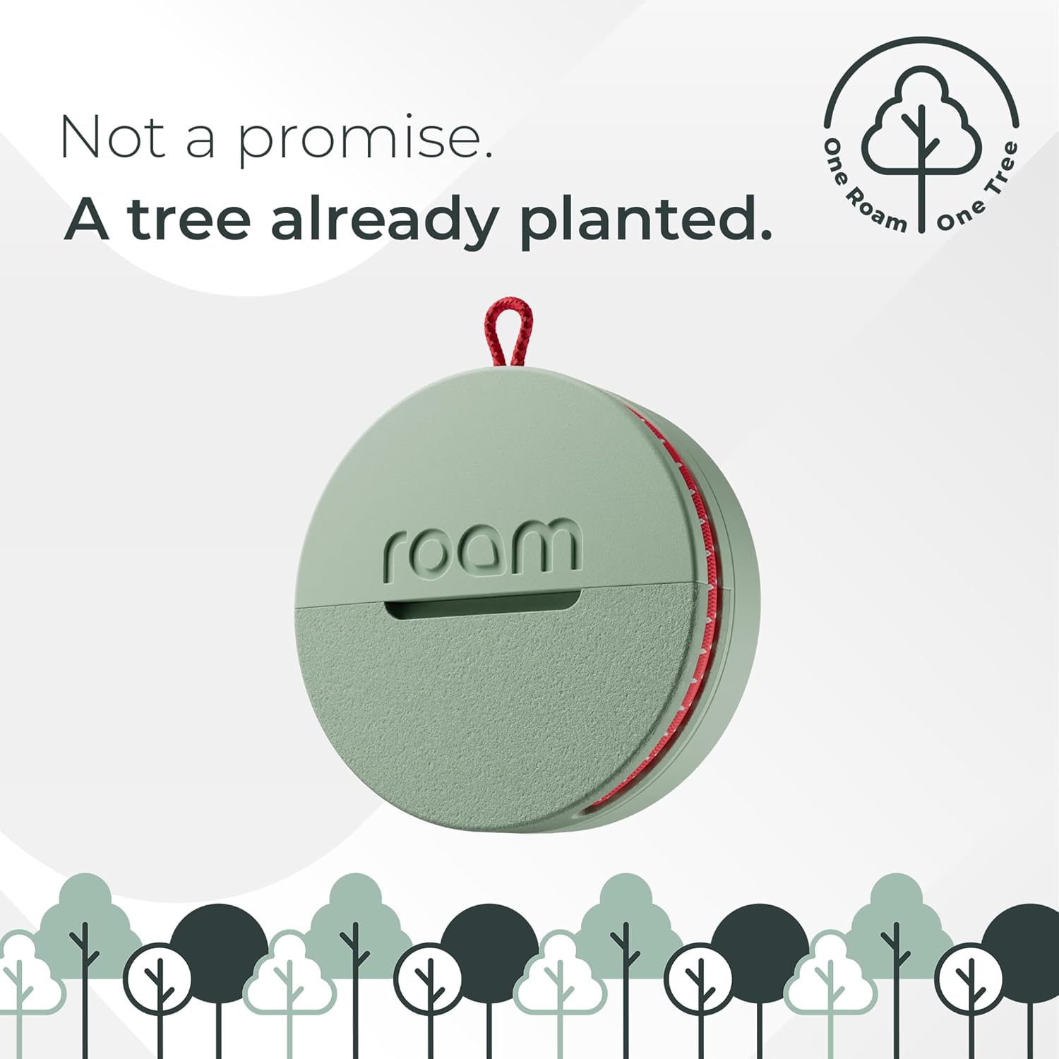 ROAM SMART TRACKER - Bluetooth Tracker & Item Finder for Keys, Luggage, Kid & Pet Gear, and More (iOS, Android), No App or Subscription, Fast Setup, Waterproof | 4-Pack, Blue, Black, Yellow & Green