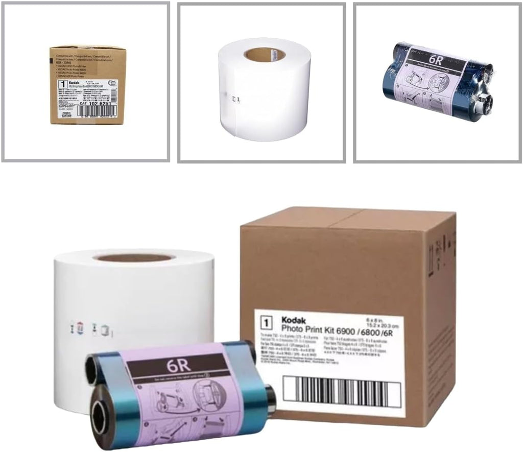 Kodak Photo Print Kit for the 6900/6800 Thermal Printer, 6R - (1419597) - (1024603 new)