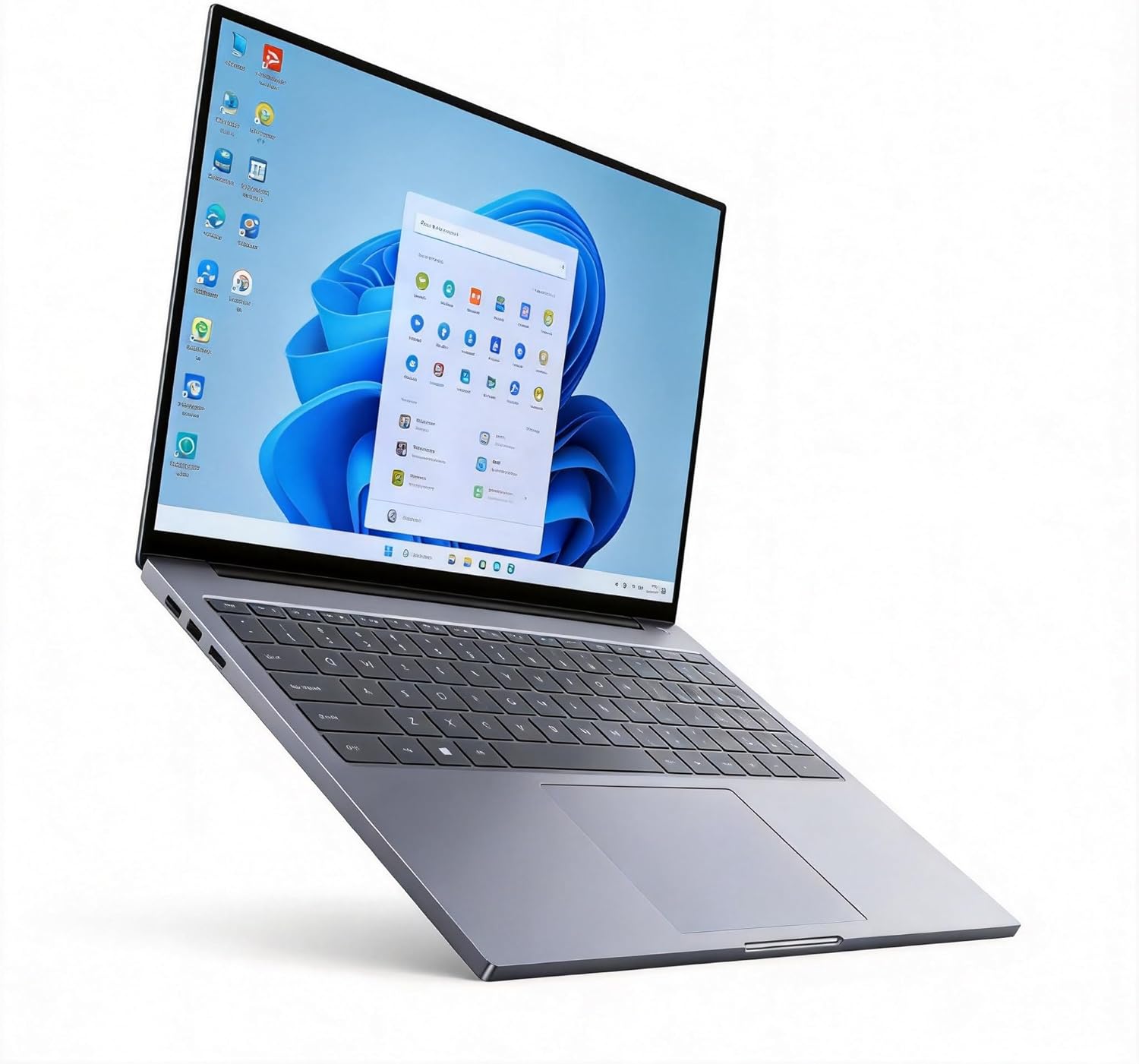 2026 Latest 16'' Laptop Windows 11 Pro, 16GB RAM 1TB SSD, Intel Quad-Core Processor(3.60GHz), 1080p FHD Display, Backlit Keyboard, Fingerprint, WiFi5, Webcam, USB3.2 Gen1, Type-C, HDMI, Metal, Gray