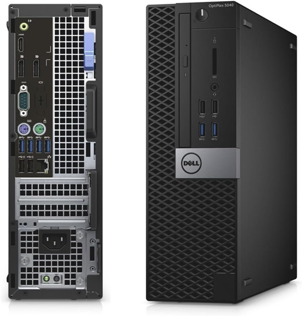 Dell OptiPlex 5040 SFF Desktop Computer PC, Intel Core i5-6500T, 8GB RAM, 256GB SSD, WiFi, Bluetooth, HDMI, Windows 11 Pro (Renewed)